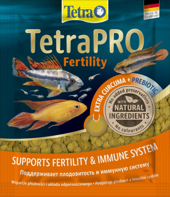 Tetra PRO Fertility Multi-Crisps Корм с куркумой для поддержания репродуктивных функци рыб,12гр